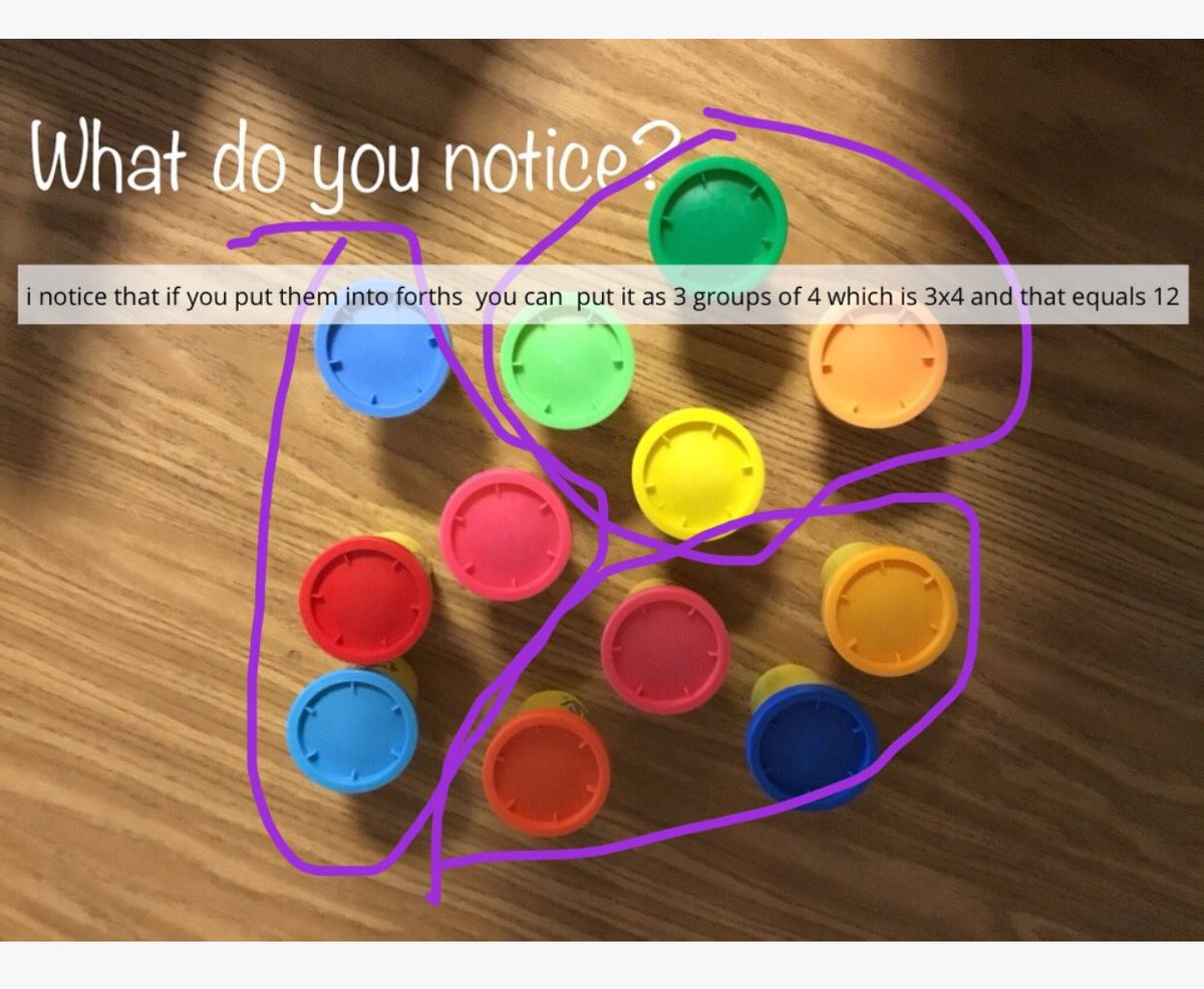 escooter23's tweet photo. S’s noticing math in photos, then proving their thinking and discussing what they notice using @Seesaw #easternwcps #wcpsmd @ltclopper https://t.co/MhR2MdVhKu