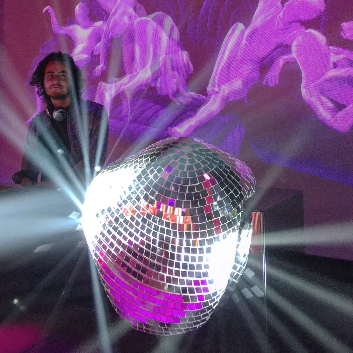 fabionovembre's tweet photo. My brother #CharleyVezza rocks! โ๐ผ๐ฅ
@Gufram at #MediatecaSantaTeresa #DiscoGufram https://t.co/HVJPFfo5bJ