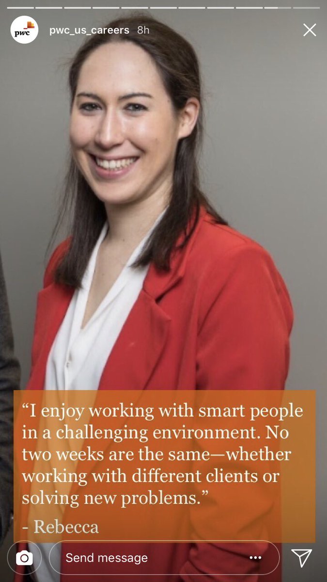 Schraibybaby's tweet photo. Officially instagram famous @PwC_US_Careers https://t.co/l17JvALSjO