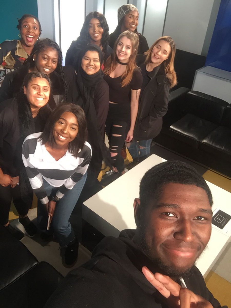 An amazing team of talented and diverse people #SquadGoals BTS crew, presenter and guests #IDENTITYChatShow