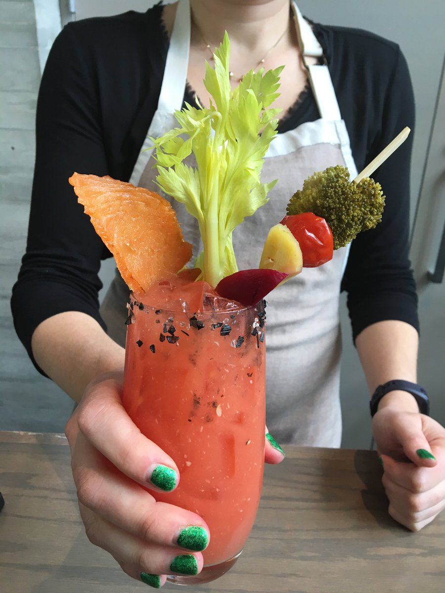 If you haven’t tried the Bloody Mary bar, you’re missing out ... so many wonderful housemade accoutrements to try ... every Sunday at 12pm in the cafe