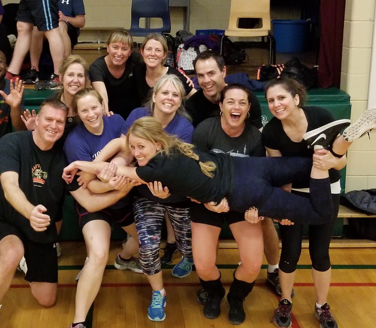 Tornadohowl's tweet photo. BPS staff represent at the OCETF Wellness Volleyball Tournament. Gotta love that spirit! https://t.co/8FlrfPRLFx