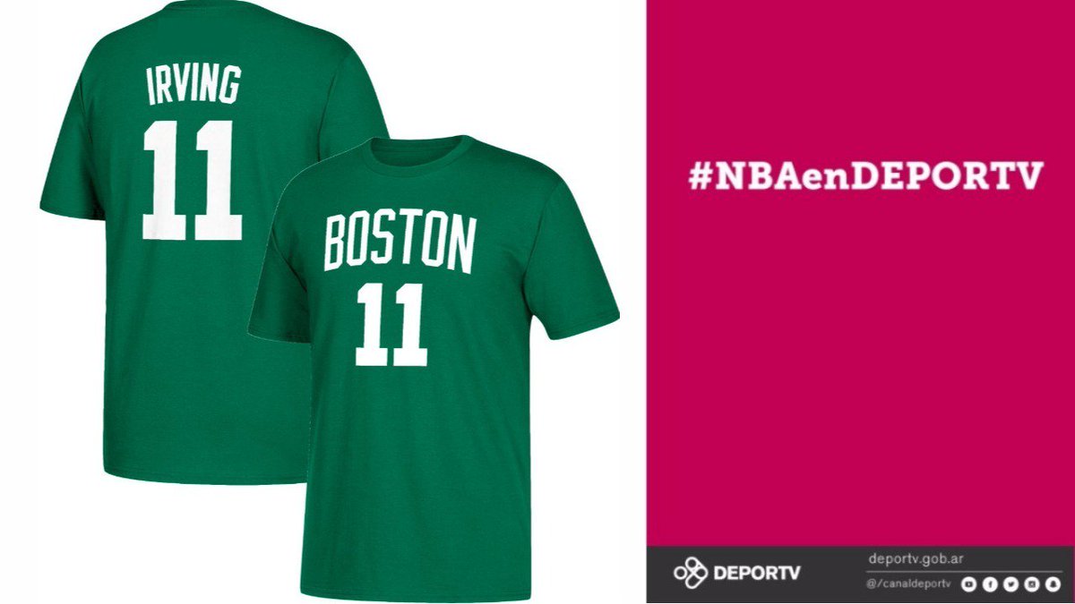 canaldeportv's tweet photo. [SORTEO] ¿Querés esta remera de Irving gentileza de Live Basketball? Para participar, nos seguís + das RT + tuiteás con #NBAenDEPORTV y listo. 👕🏀 https://t.co/454FSuhPmA