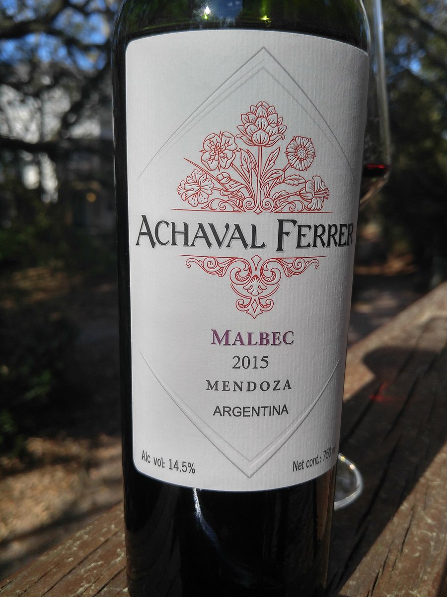 #WorldMalbecDay and @AchavalFerrerUS - a perfect combination. #winestudio