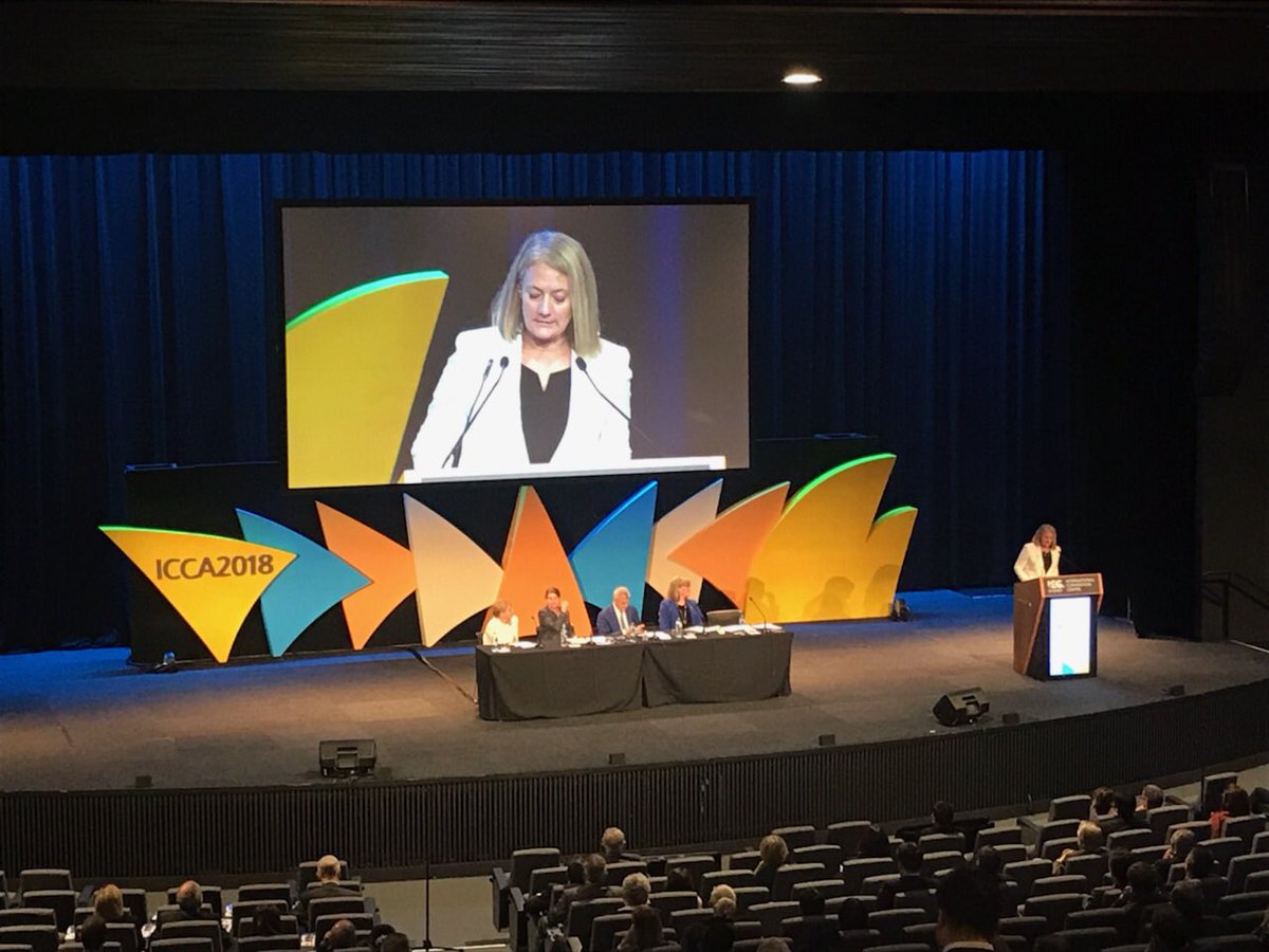 Kicking off the final day of #ICCA2018Sydney is Wendy Miles’ panel on Potential of Arbitration Involving New Types of Claims