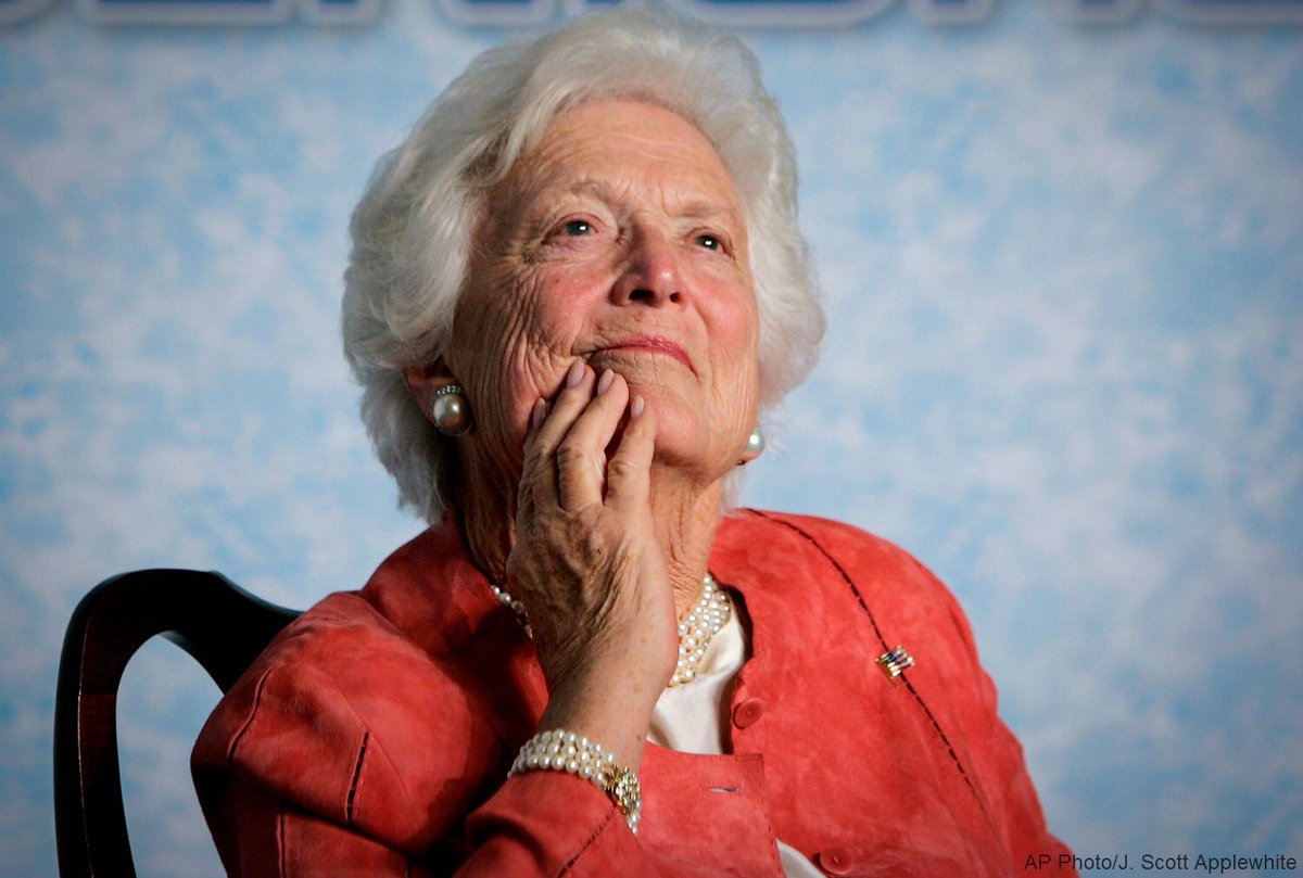 Barbara Bush made the world a better place.