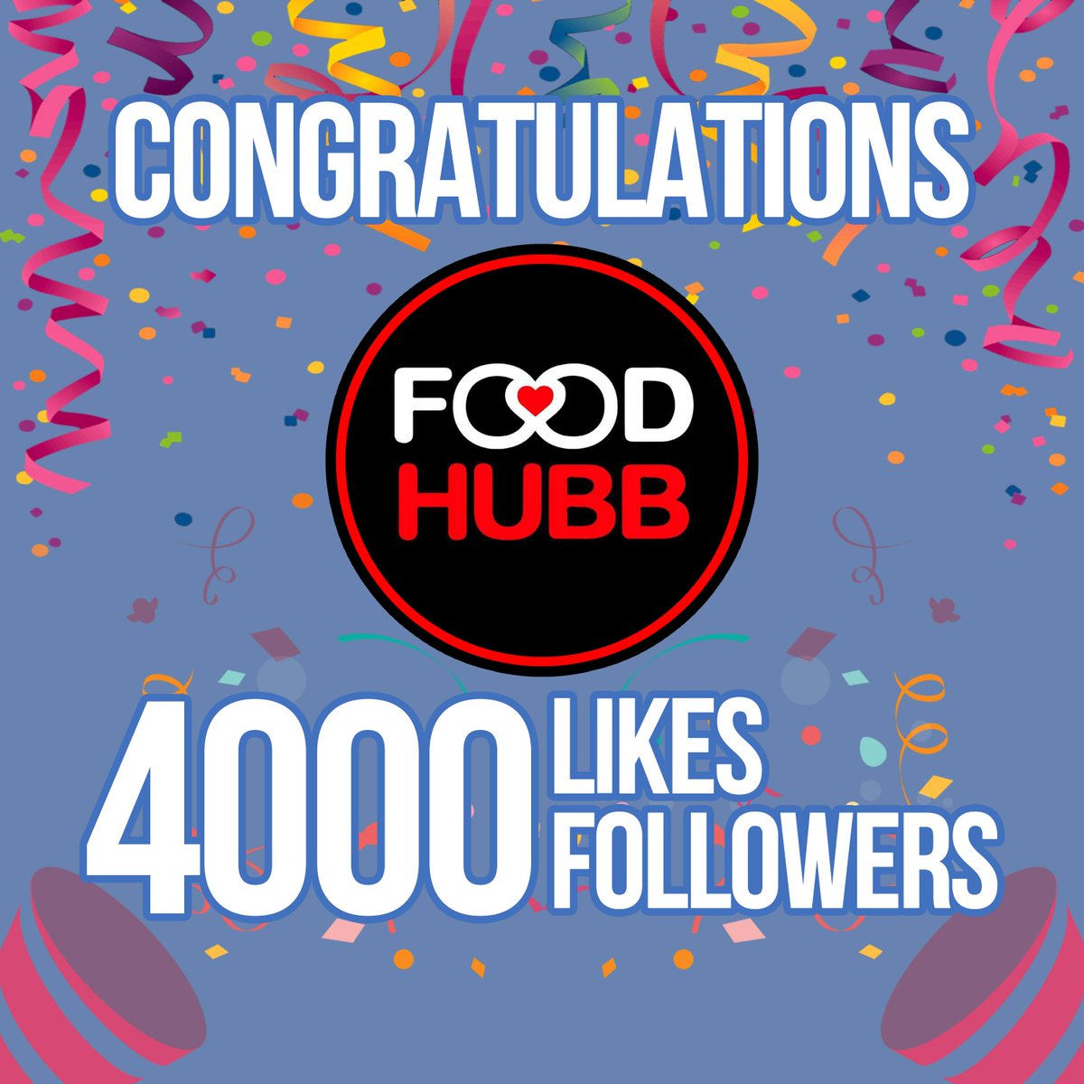 Thank you! 😍😍😍
FoodHubb got 4000 likes and 4000 followers 🎉

#Peymus
#FoodHubb
