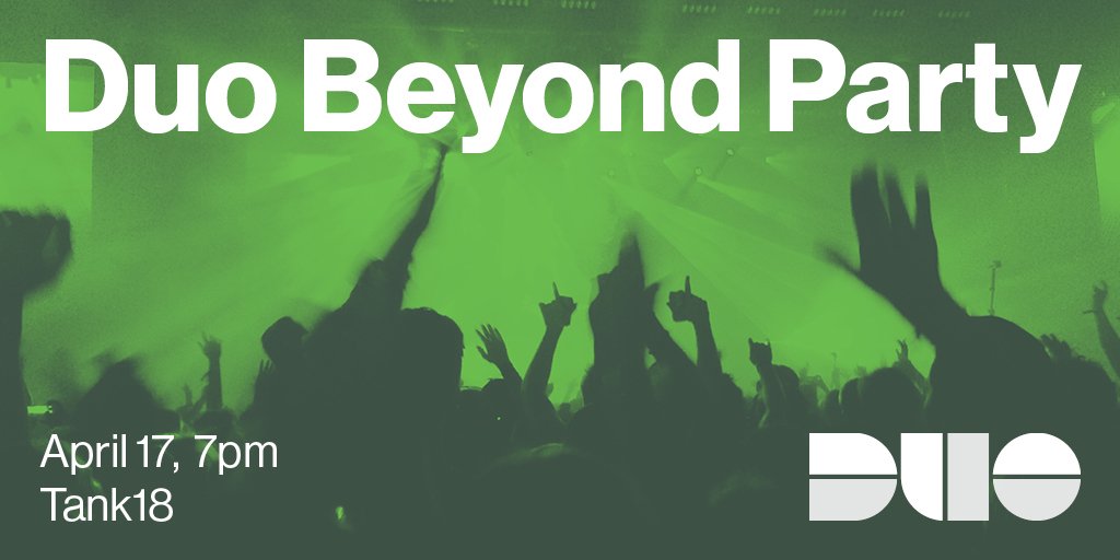 duosec's tweet photo. Last call: Our #RSAC #beyondparty is TONIGHT at @Tank18SF! Be there for dueling DJs @KeithMyers & Selina Style, Access of Evil photo opps, and the coolest people: https://t.co/UiZvhymPBN #RSAC18 #RSAC2018 https://t.co/7FZRXJJdIR