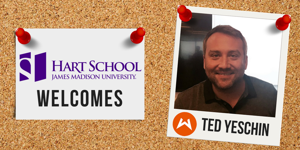 AlyssaBosley's tweet photo. Concluding my guest speakers this semester with the one and only, @tedyeschin. A JMU alum, Ted is the VP of Talent Marketing at @Wasserman and is always a favorite with my students. Looking forward to his presentation.
#HartStrong #SRL610 #TeamWass https://t.co/BgTvpXTd0e