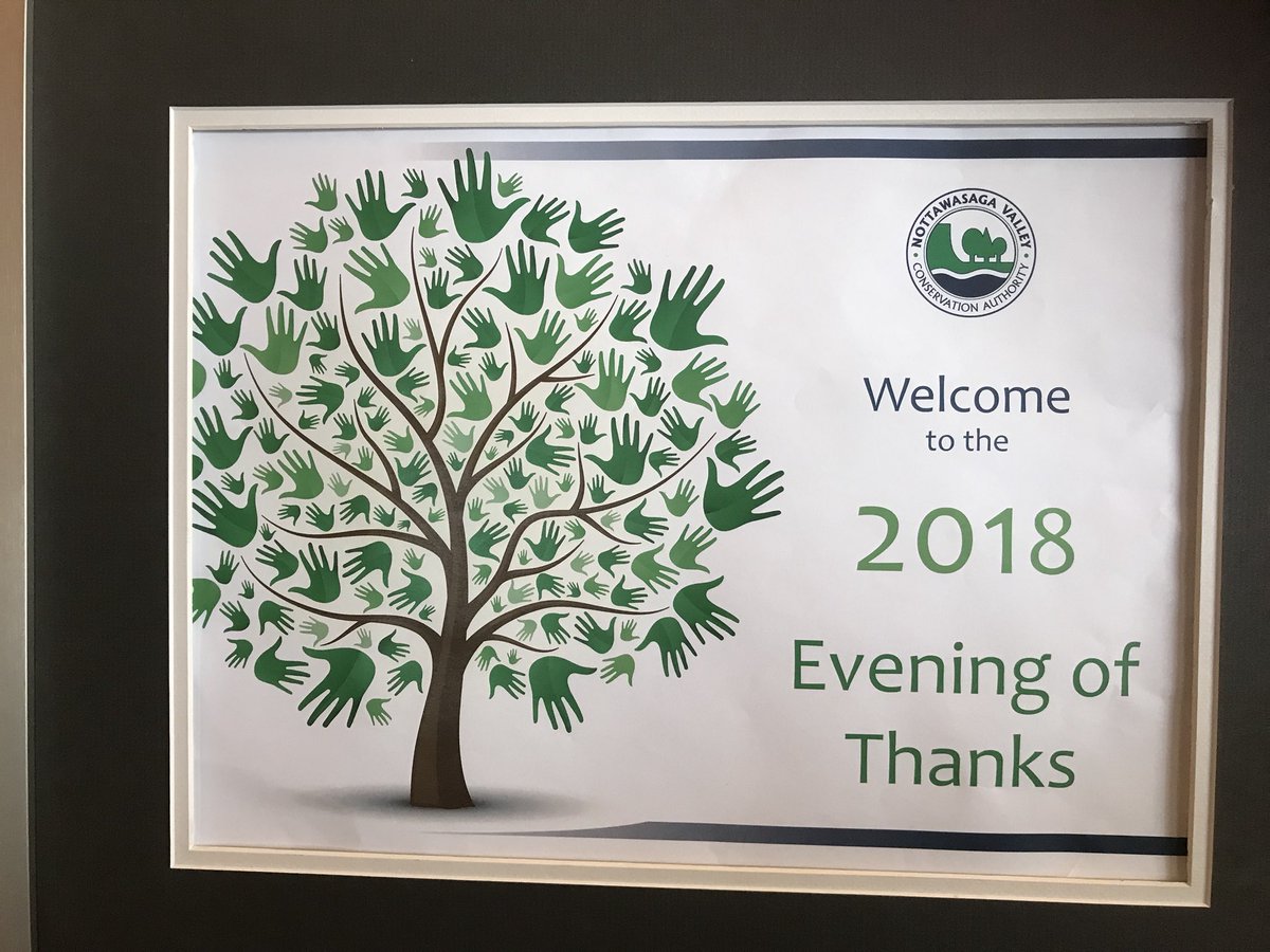 PaulaMurphy39's tweet photo. We are very proud to be announcing that Aiden from Bear Creek S S and Cassidy from Stayner Collegiate are the 2018 recipients of  the Young Conservation Champions at the Nottawasaga Valley Conservation Awards tonight!@SCDSB_Schools https://t.co/C1PsZlscLq