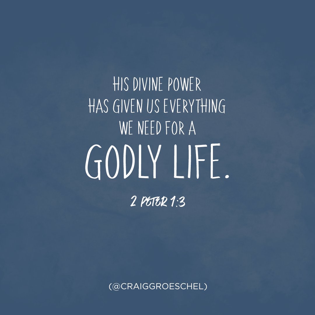 You have everything you need to do everything God wants you to do. #Scripture