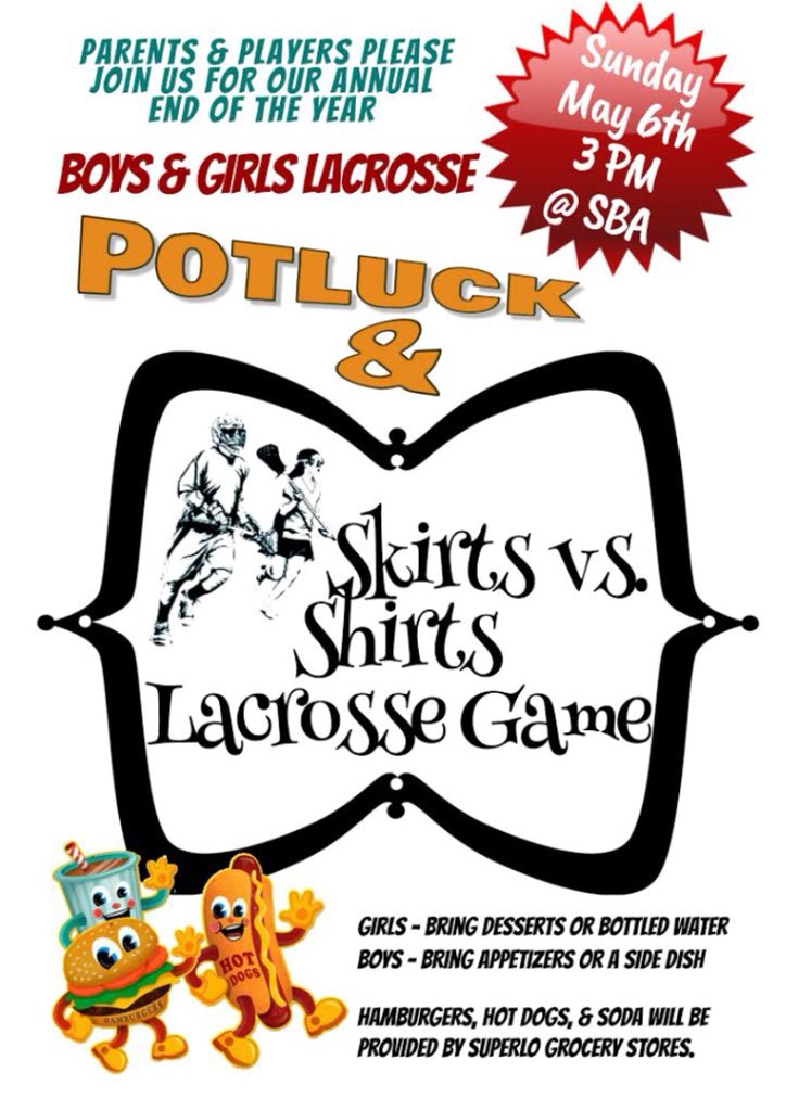 Sbagirlslax's tweet photo. May 6th skirts vs shirts!! https://t.co/xQeS2P47fy