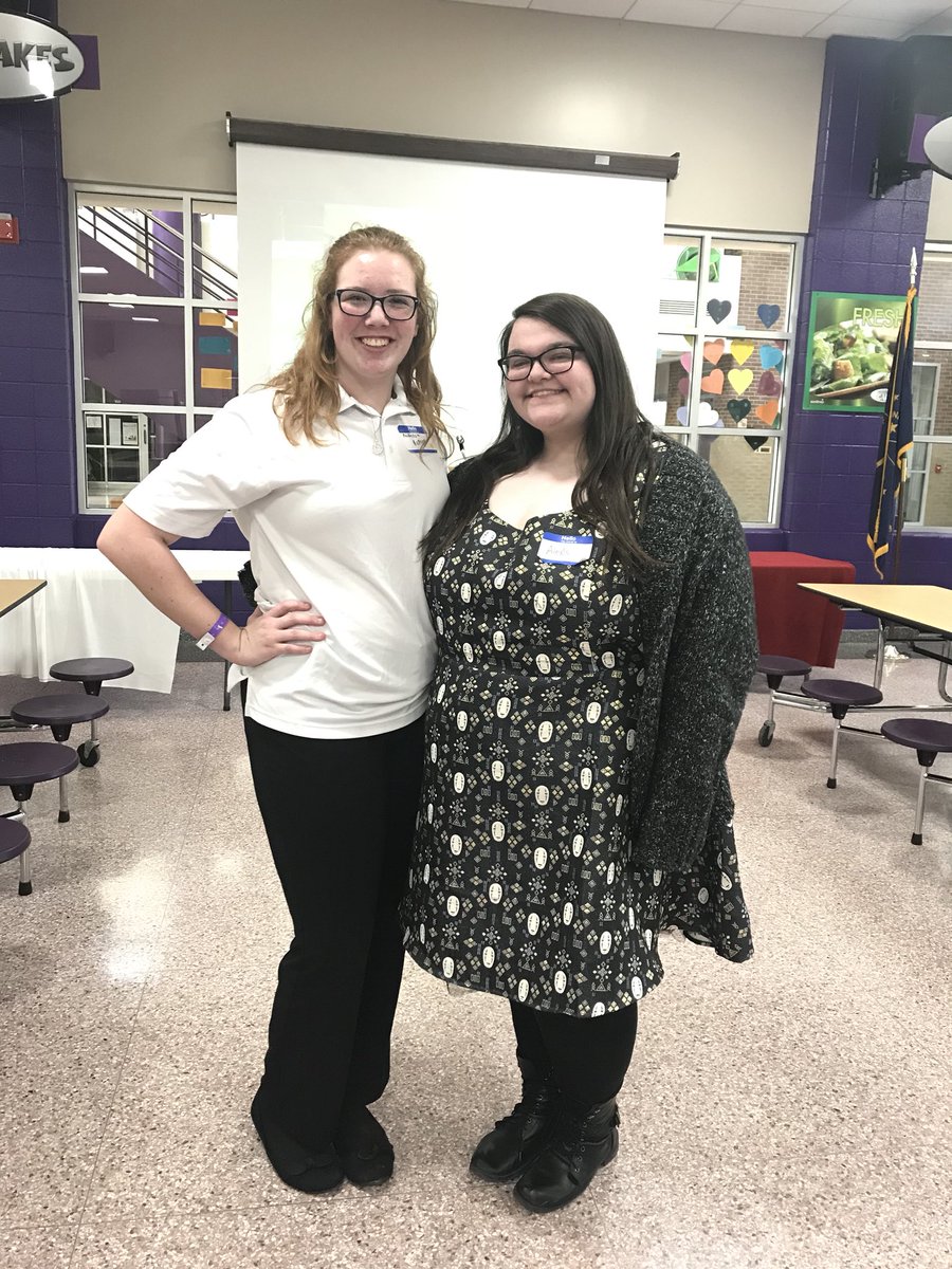 Congratulations to Mackenzie Ramsey who was elected Historian of District 7 FCCLA tonight!! &amp; thank you to Alexis Gage who has served as our District 7 President for the past year! These two also won awards they were nominated for! 😊