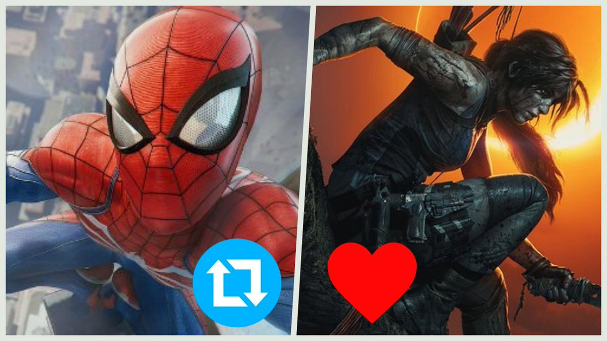 MeriStation's tweet photo. ¿Con cuál te quedas? Dos de los pesos pesados de septiembre

#SpiderMan - RT
#ShadowOfTheTombRaider - FAV

https://t.co/1jwmCcsf2a https://t.co/sDgaAIUE0c