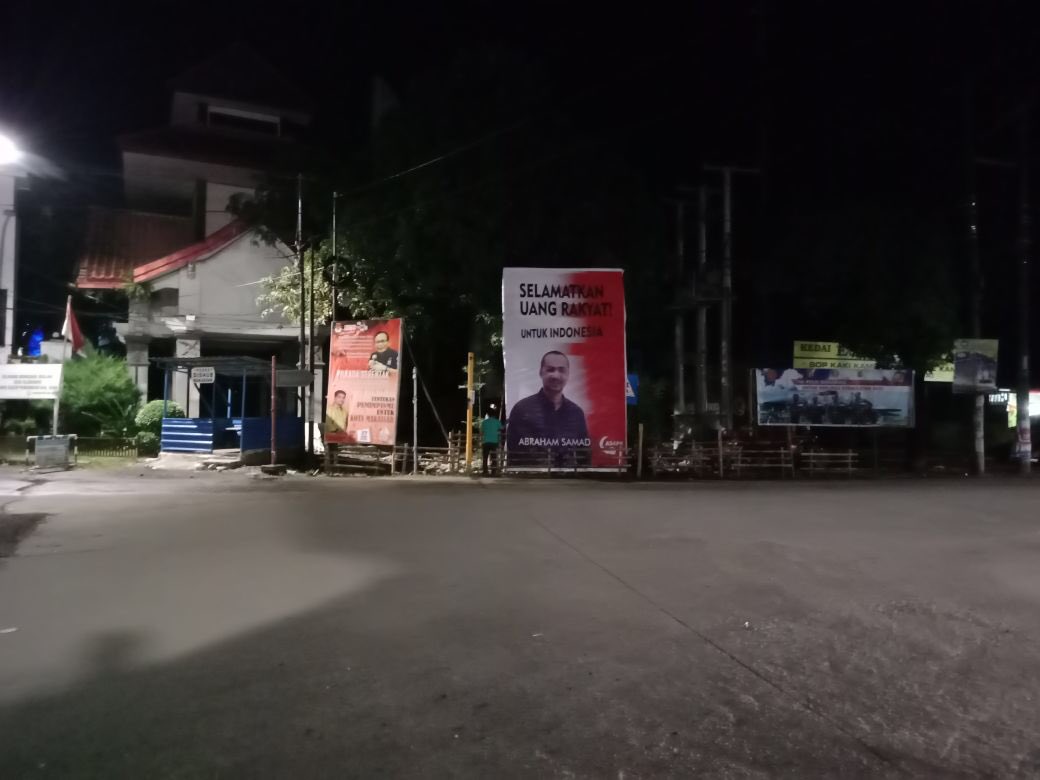 Selamatkan Uang Rakyat Untuk Indonesi Bersih. #AbrahamSamad4RI2