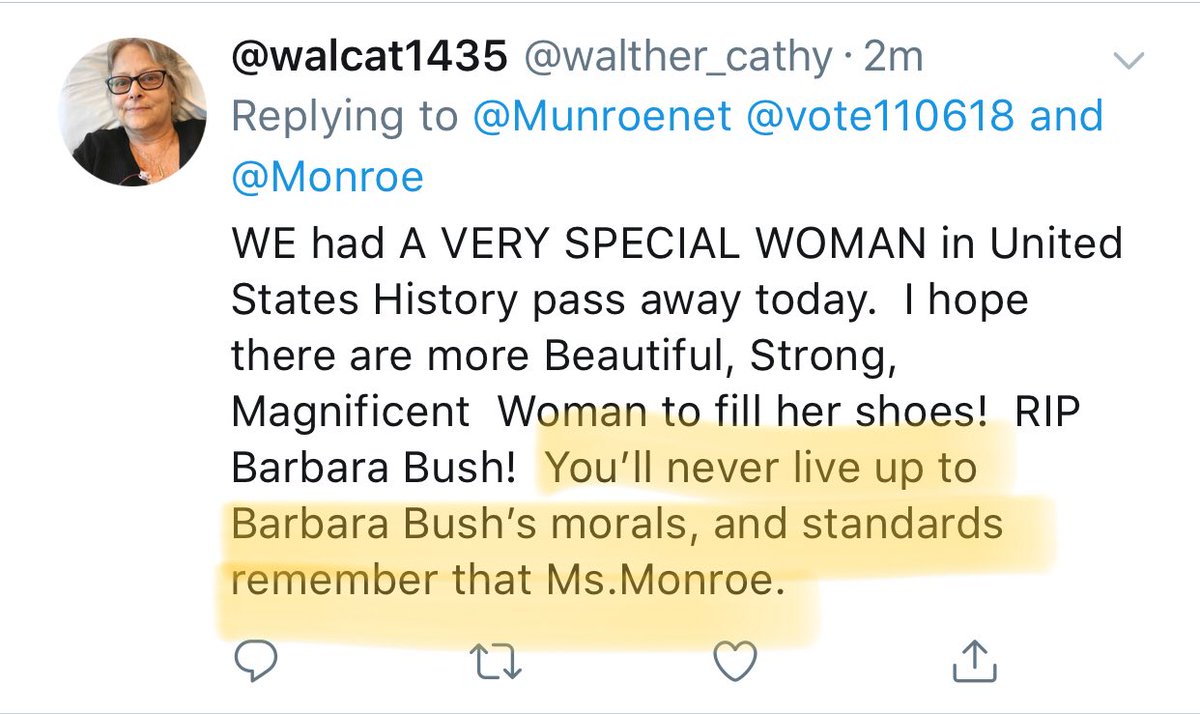 vote110618's tweet photo. @walther_cathy @Munroenet @Monroe “I don’t judge people”

... 15 minutes later:

🙄🤔 https://t.co/5UYHwDwz4J