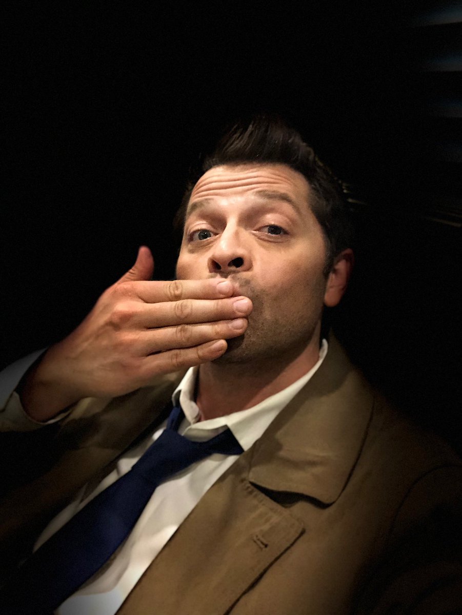 mishacollins's tweet image. Finished my last scene. Kissing season 13 goodbye! #Supernatural