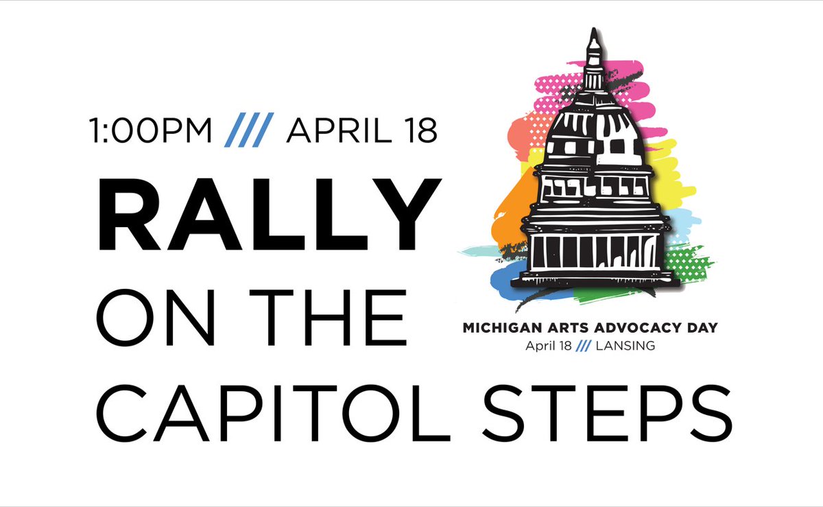 FusionShows's tweet photo. TOMORROW: Join us at 1pm on the Capitol steps in Lansing for a rally to advocate for Arts Education for kids! https://t.co/fs2wfLpzTG