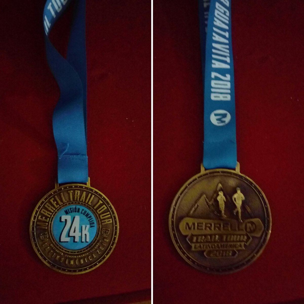 riso26's tweet photo. Esta flacura hizo 24K el domingo pasado en #Guatavita #MerrellTrailTour2018 #mtt2018 #lovetrail 🌳❤ https://t.co/LCLQrv1XNw