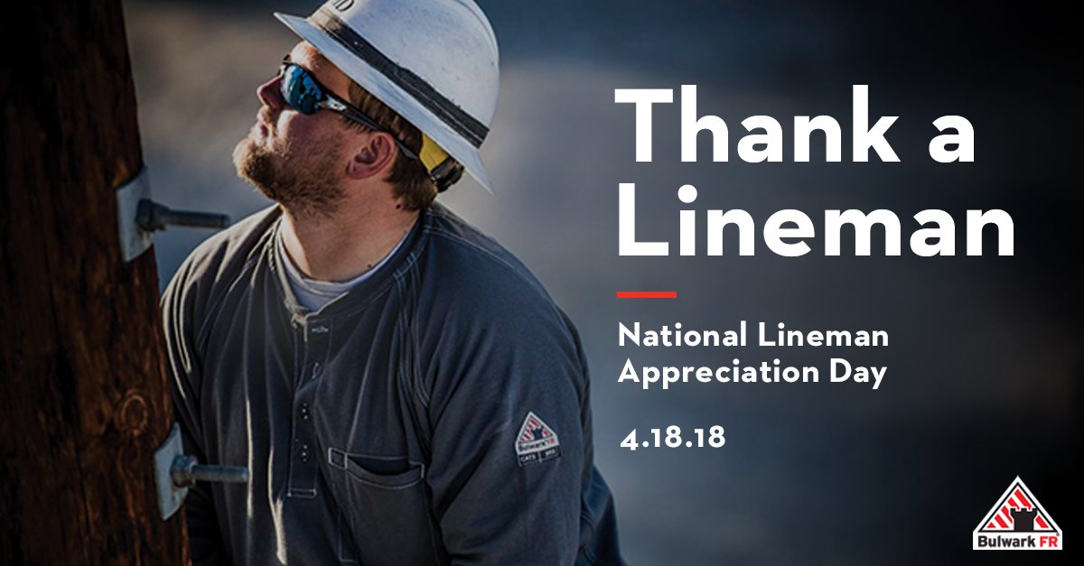 BulwarkProtects's tweet photo. To the brave men and women who restored power after last year's terrible storms, and who work tirelessly to keep our lights on every day, we thank you. #thankalineman #linemanappreciationday https://t.co/OC3IgMe8CP