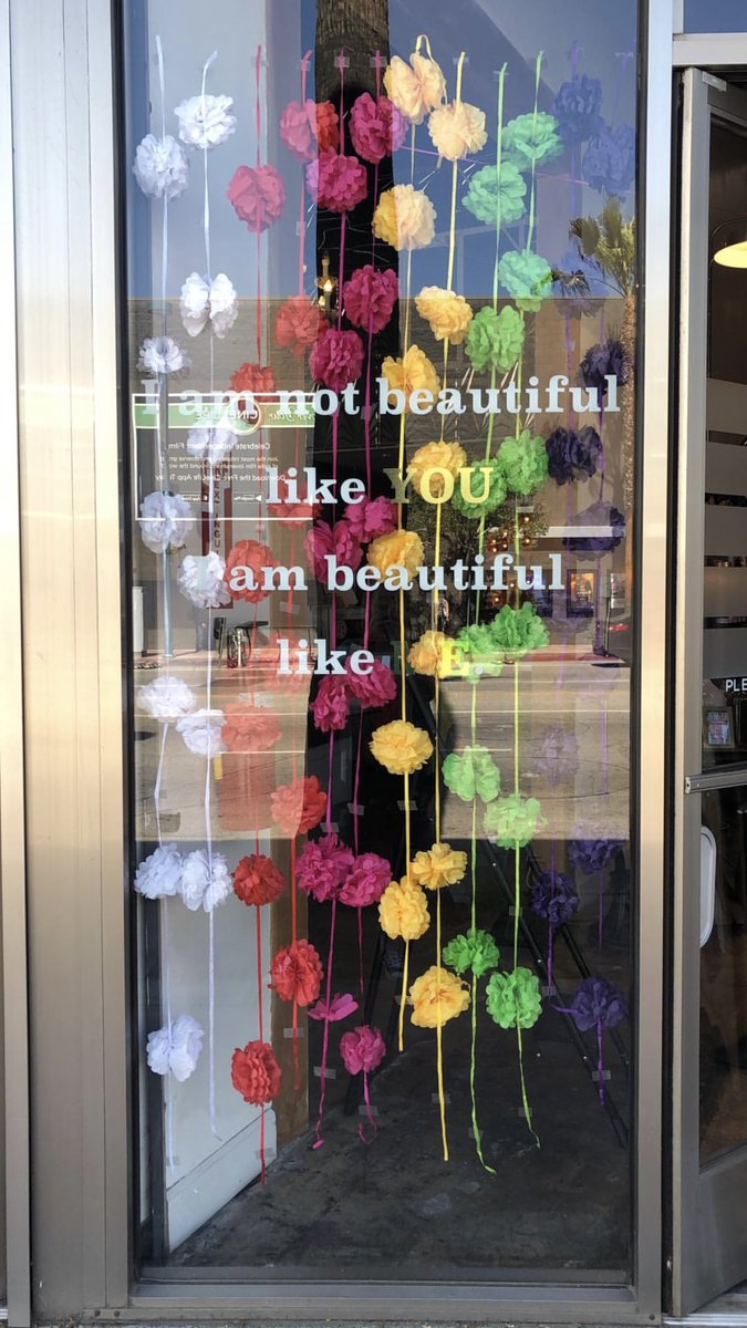 brittanylainey's tweet photo. Had so much fun decorating @TheLocalSalon today for our event!! How cute is our window??!!!!!!! #teamworkmakesthedreamwork #decoratingteam #idancedthewholetime #cutsforacause #girlpower https://t.co/cvIn95Hi38