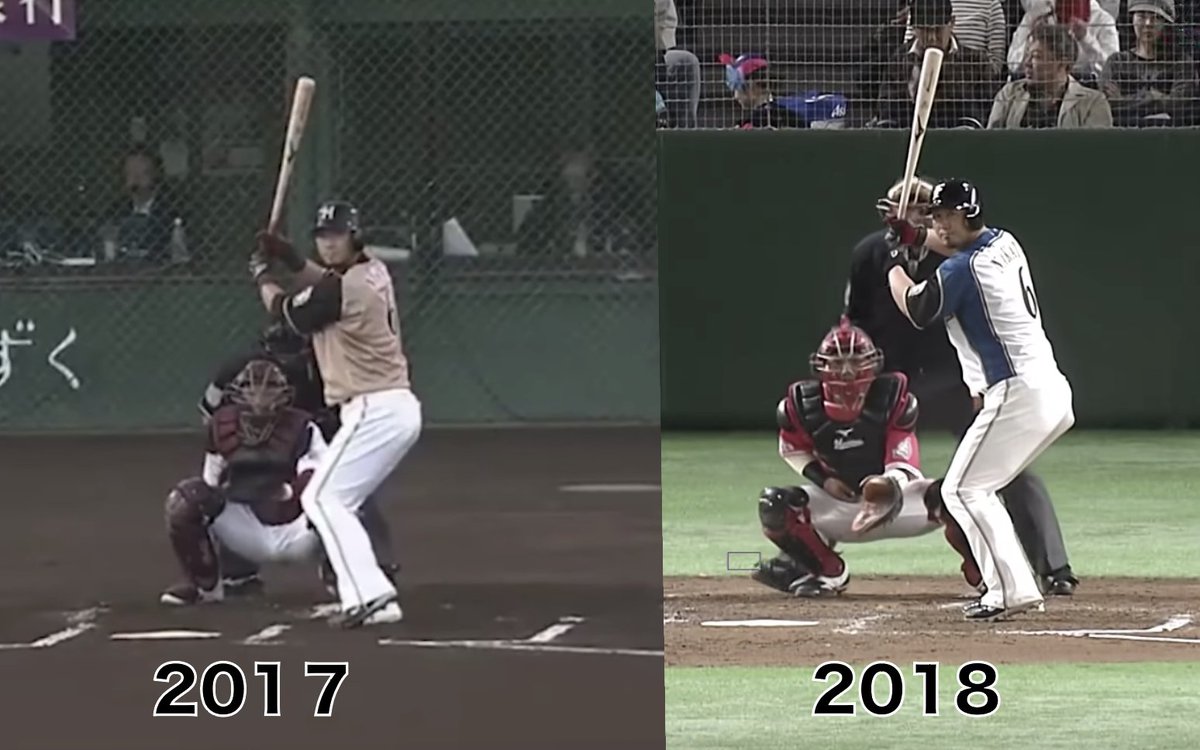 Twitter पर クーニン 今年の中田翔選手はやると思う 明らかに変えた部分が慣れてくるとめちゃくちゃ良くなる予感 いい振り出しはいい構えから これから毎日 中田選手のバッティング楽しみに見ていこっと