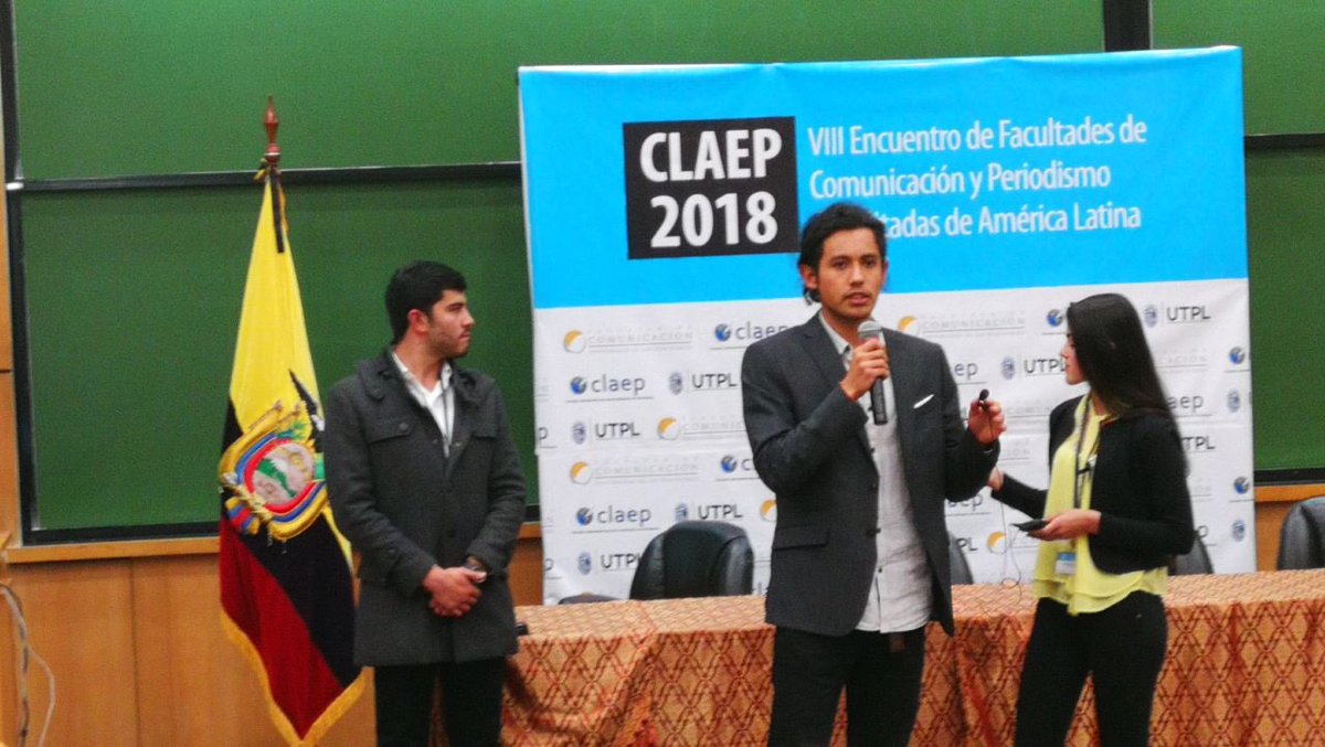 unisabana's tweet photo. Hoy, nuestros estudiantes @Comsabana nos representaron en el Encuentro Latinoamericano de Acreditación de la Educación en Periodismo, CLAEP. #CLAEP2018 https://t.co/huKJLTphgQ