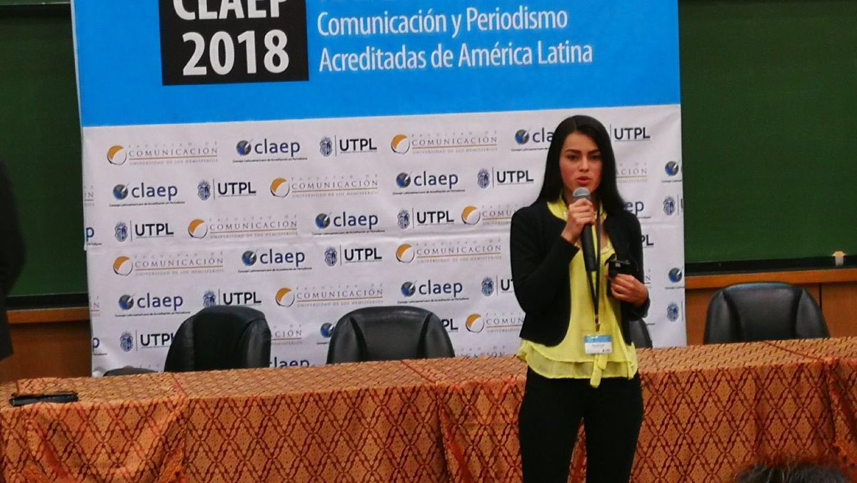 unisabana's tweet photo. Hoy, nuestros estudiantes @Comsabana nos representaron en el Encuentro Latinoamericano de Acreditación de la Educación en Periodismo, CLAEP. #CLAEP2018 https://t.co/huKJLTphgQ
