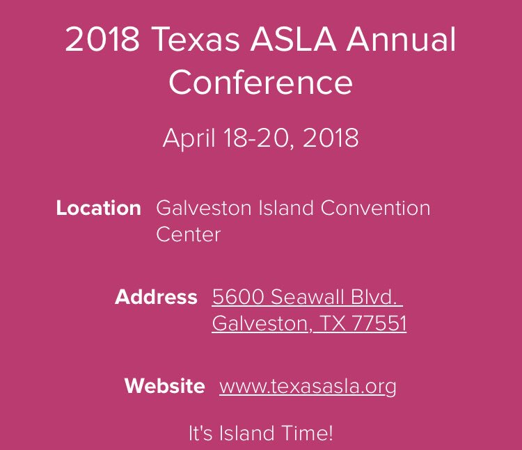 TechnovaChris's tweet photo. Weather looks great the next few days. Come get some sun, a CEU (or two), and swing by booth 527 @anova_furniture @TexasASLA https://t.co/F2YbqmR24Z