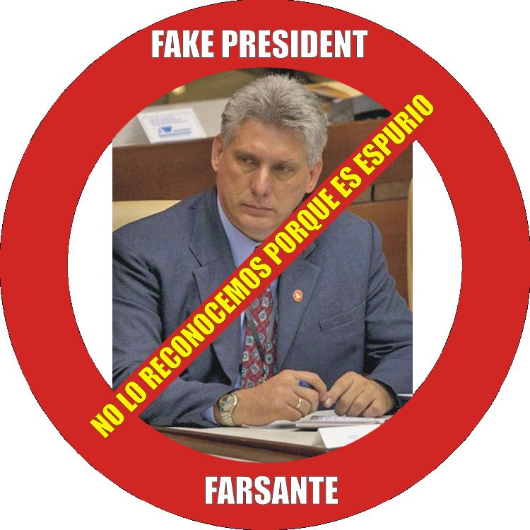 FelixLlerenaCUB's tweet photo. Porque el pueblo NO lo eligió!!
Porque él NO me representa!! 
Mañana le decimos a la @AsambleaCuba y a @RaulCastroR no queremos,ni aceptamos esta sucesión fraudulenta e ilegítima. 
Súmate al twittazo #SomosElCambioDemocratico y exige tu derecho a vivir en Cuba Libre y Democratica https://t.co/CmcmFcFrUd