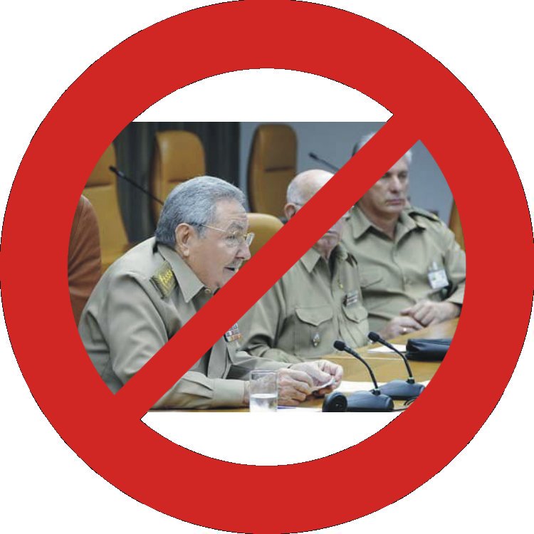 FelixLlerenaCUB's tweet photo. Porque el pueblo NO lo eligió!!
Porque él NO me representa!! 
Mañana le decimos a la @AsambleaCuba y a @RaulCastroR no queremos,ni aceptamos esta sucesión fraudulenta e ilegítima. 
Súmate al twittazo #SomosElCambioDemocratico y exige tu derecho a vivir en Cuba Libre y Democratica https://t.co/CmcmFcFrUd
