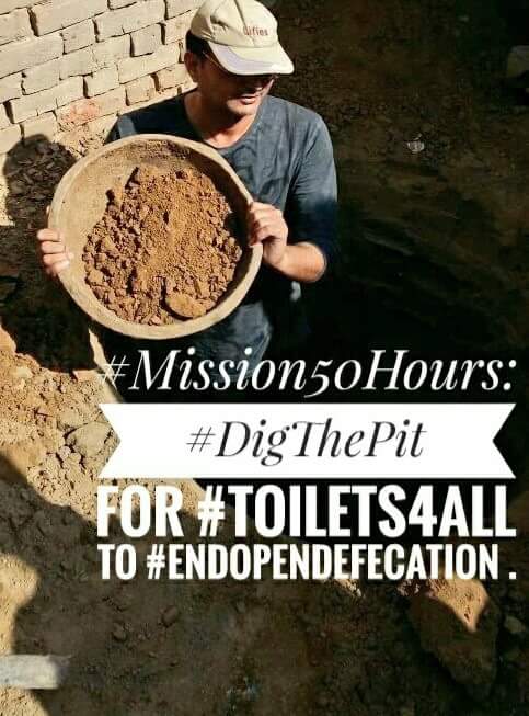 ToiletSansad's tweet photo. Second phase of #Mission50Hours will start from 18 April 2018 &amp; will end on 22 April 2018. #TeamShikohabad is ready to #EndOpenDefecation through #Toilets4All. So, #DigThePitForToilets. Help to declare Block #Shikohabad, #OpenDefecationFree. #DigThePit for healthy future. #SDG6 https://t.co/GttQWLcIwo