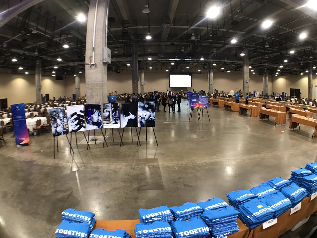 DDTofLA's tweet photo. During this #NationalVolunteerWeek, I'm Excited & Proud to see the outcomes from the hard work our event design/production team puts in YR round. #PreponPoint, ready for 650 participants, #BlueJay Nests, shelter #DogBeds, Canvases for #artkits, #Furniture for #vets & More @gv2gt https://t.co/QV1rPVGgRn