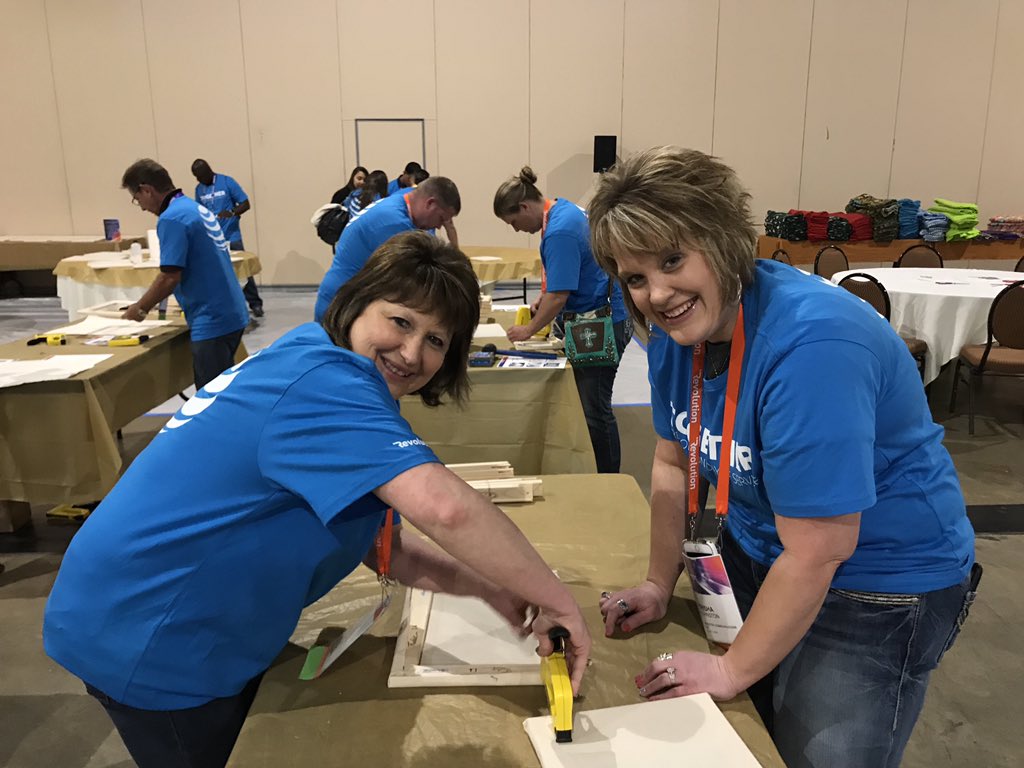 DDTofLA's tweet photo. During this #NationalVolunteerWeek, I'm Excited & Proud to see the outcomes from the hard work our event design/production team puts in YR round. #PreponPoint, ready for 650 participants, #BlueJay Nests, shelter #DogBeds, Canvases for #artkits, #Furniture for #vets & More @gv2gt https://t.co/QV1rPVGgRn