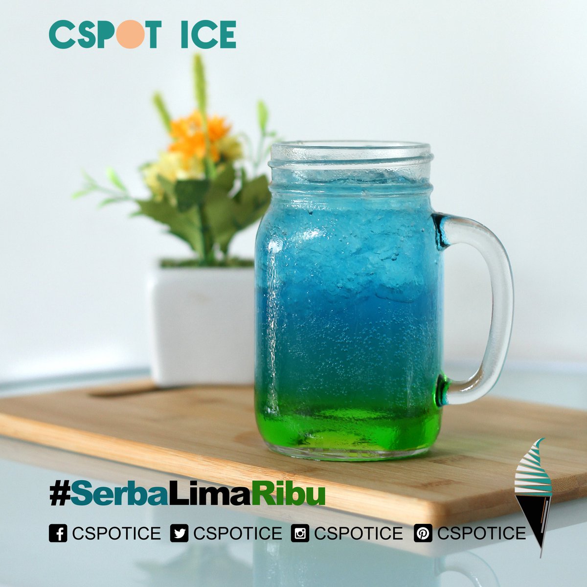 Serba Lima Ribu Untuk Semua Jenis Minuman !!!

Syaratnya tag 1 teman kamu di komentar lalu perlihatkan ke kasir, berlaku selama 5 hari di semua cabang (Gowa, Urip dan Perintis).
tanya-tanya langsung ke Line Official Kami : >>> line.me/ti/p/@cspotice