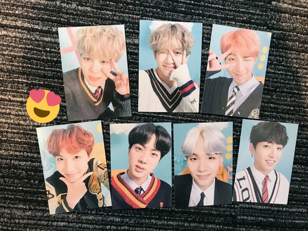 180418 BTS Japan Fanmeeting Vol.4 - Photo Binder photo cards💛 Cr