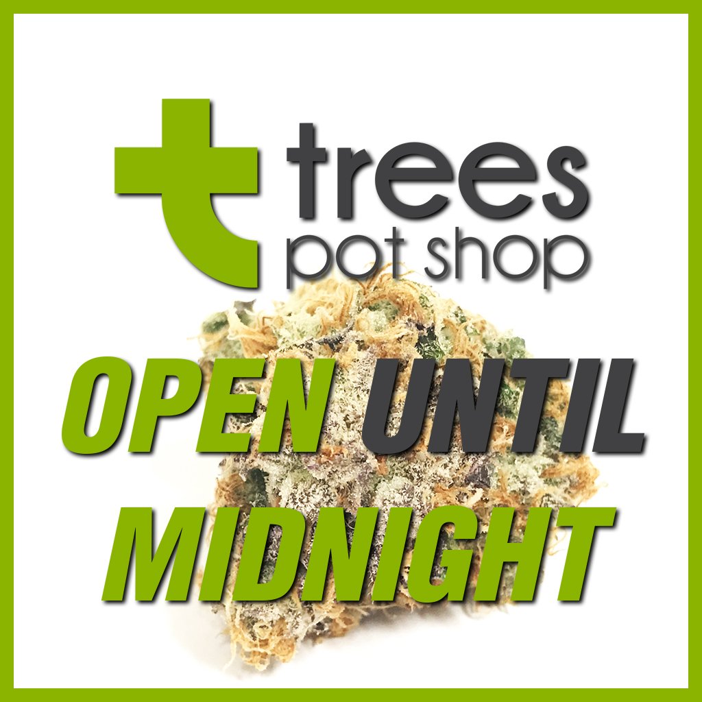 TreesPotShopNW's tweet photo. Don't fret about missing out this 420! We're open until 12AM EVERY DAY OF THE WEEK! We have you covered so shop on YOUR time! Come check out our are crazy deals on Northwest Cannabis Solutions, @HonuInc , You Must Be 21+ To Follow & more!
#TreesPotShop #OpenLate #420Sale #420 https://t.co/Qx0An35Cuu
