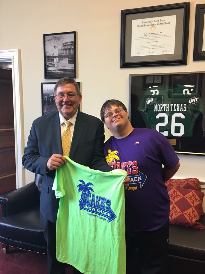 Blakessnowshack's tweet photo. Our time in @washingtondc w/ @NDSS has gained @michaelcburgess as a cosponsor of #TIMEAct (H.R.1377)! This legislation will help pave the way 4 equality in the workplace 4 people w/ #DownSyndrome & other disabilities. #AdvocacyMatters #BWW2018
https://t.co/xrq66qb4HT https://t.co/MTV486iNSx