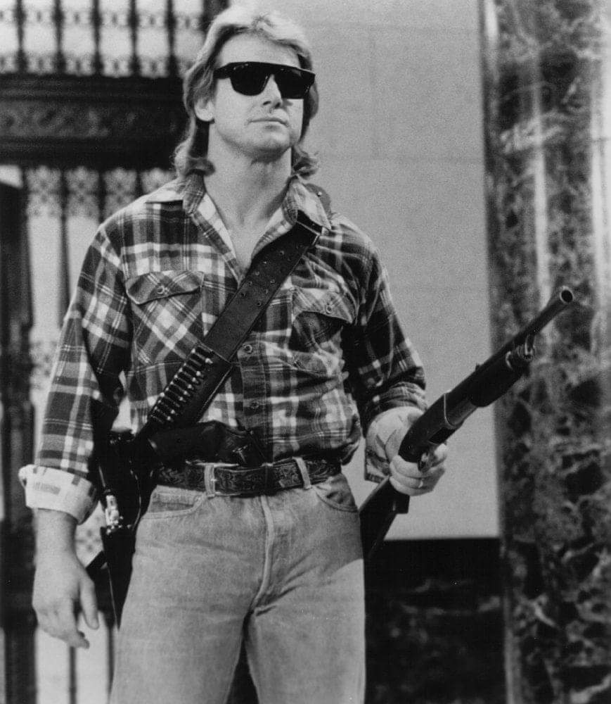 Happy 64th Birthday Rowdy Roddy Piper  Pictured here in the movie They Live.   