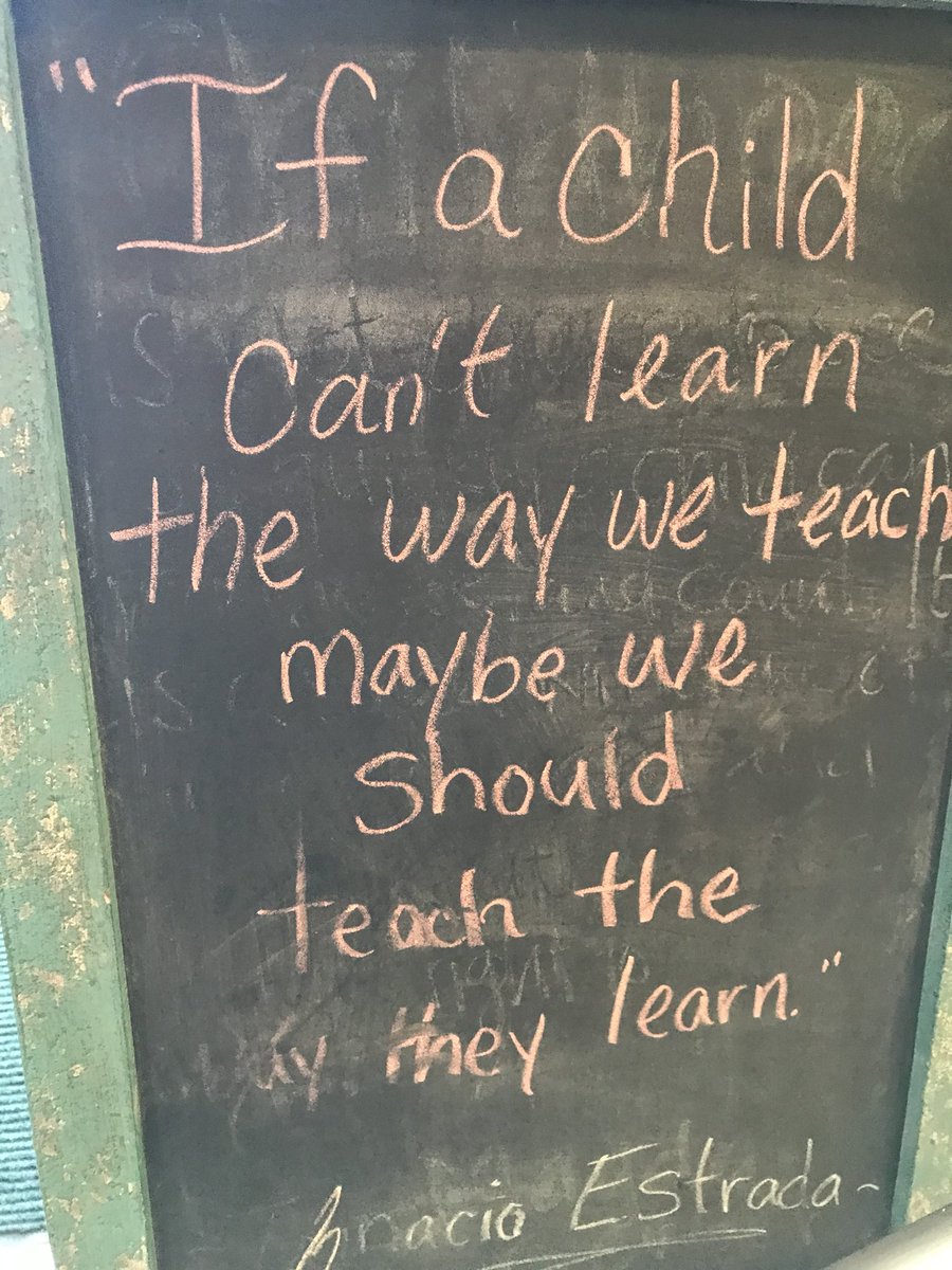 sarah_blitz's tweet photo. Walked by this sign in my son’s preschool today, but important for all levels. #studentcentered #innovation https://t.co/dGiN4LMQBZ