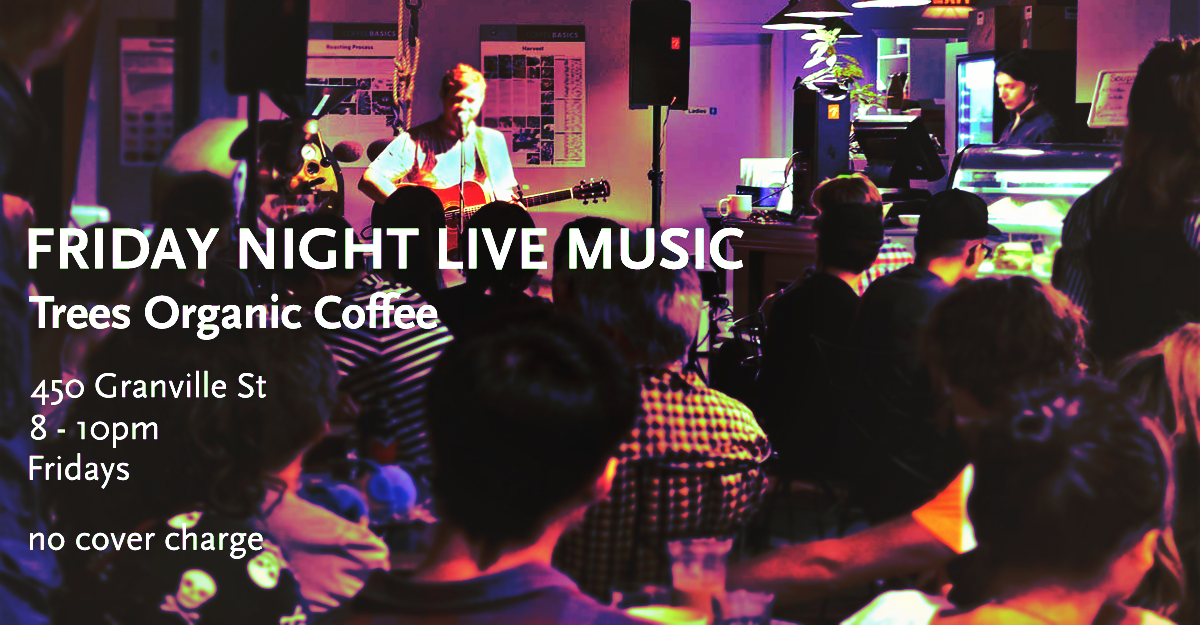TreesOrganic's tweet photo. 🎵FRI #LiveMusic April 20🎸at Trees Organic Coffee #GranvilleStreet, hosted by @marquisdesouza  8-10 pm, presents:

@LightningEchoes
Shelby Noble
Sandy Gritt

Deets: https://t.co/03W0viddzn  https://t.co/vHfiU4UiN5  No Cover Charge #VancouverMusic https://t.co/6M3AbFjYio