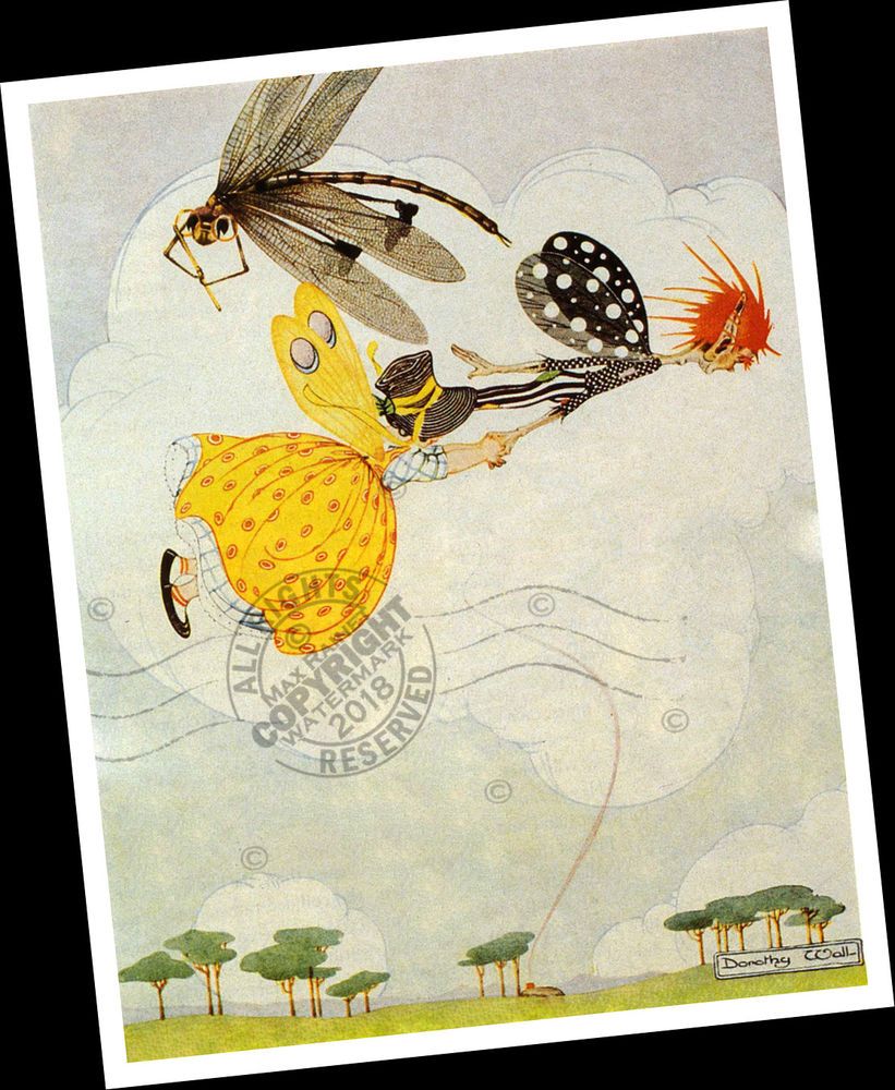 max_rainet's tweet photo. Dorothy Wall 1935 Bridget Ginger Pop Collide w Dragonfly 12"x16" FINE ART Print | eBay https://t.co/pTiRPYqC85 #Dragonfly #collide #children #art #books #illustration #fineart #artprints #flying #kitchen #wallart #fun #1935 #vintage #australia #dorothywall #gingerpop #delightful https://t.co/YBvaMl1leN