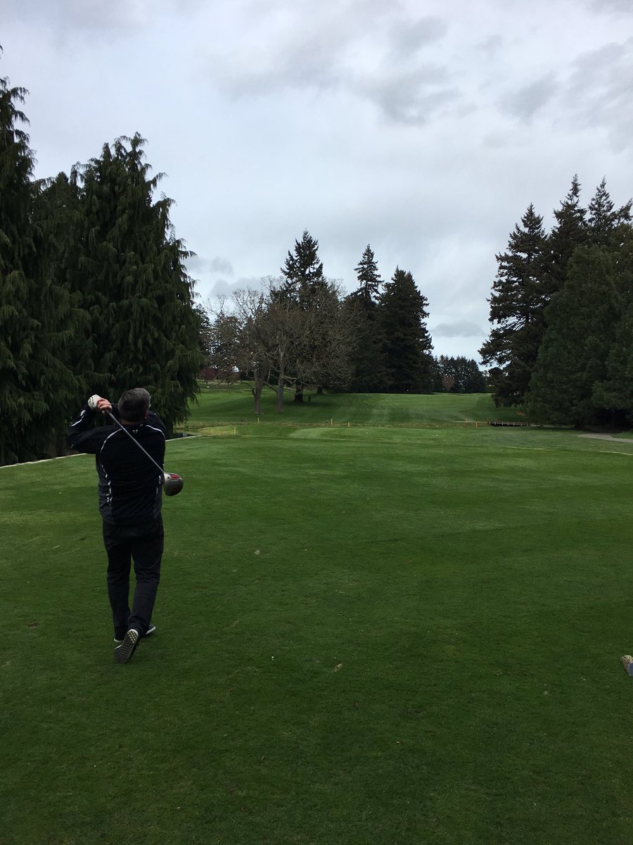 wesleybehan's tweet photo. Huge thanks to the crew at Royal Colwood (est. 1913) for hosting the VIGSA event today. The course is in phenomenal shape! #golf #BCGSA #VIGSA https://t.co/4O8jjL2oMW