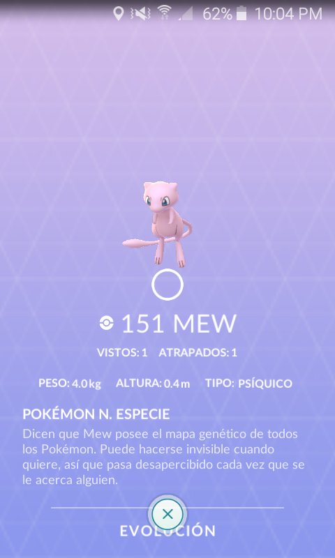 Dragoscorpius's tweet photo. Fue laborioso, pero pude conseguir a Mew, ojalá sus IVs fueran mejores #PokémonGO https://t.co/6tPNBJSqEm
