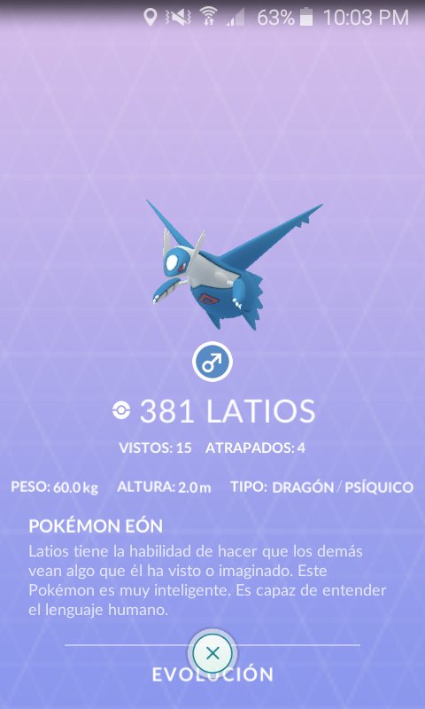 Dragoscorpius's tweet photo. Una cosa llevó a la otra y como una de las misiones especiales pedía participar en 10 incursiones, aproveché y fui por #Latios. No es fácil ser del #EquipoInstinto, por aquello del número de premier ball que recibes pero así es ésto #PokémonGO https://t.co/SpAE5zDZOr