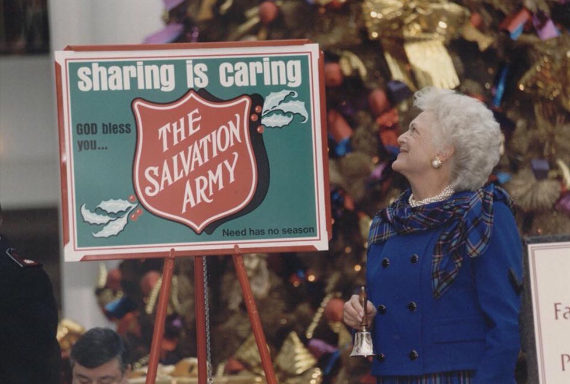 As the country mourns the loss of a remarkable woman, The Salvation Army also mourns the loss of one of its fiercest advocates – former First Lady Barbara Bush. Her dedication to countless causes from literacy to homelessness will leave a lasting legacy.