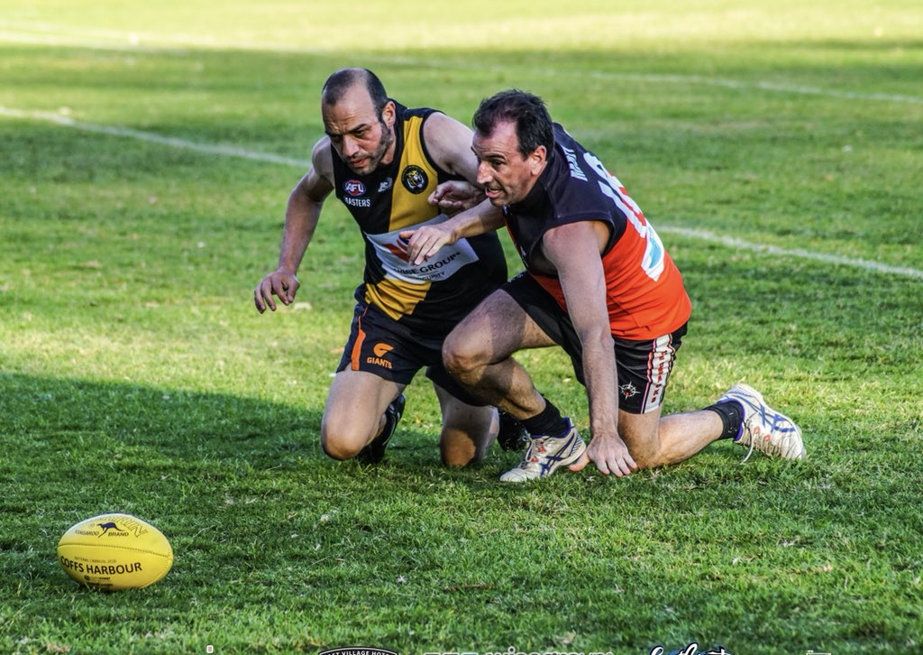 RedbacksAFL's tweet photo. Masters action https://t.co/YZNGLq9mvM