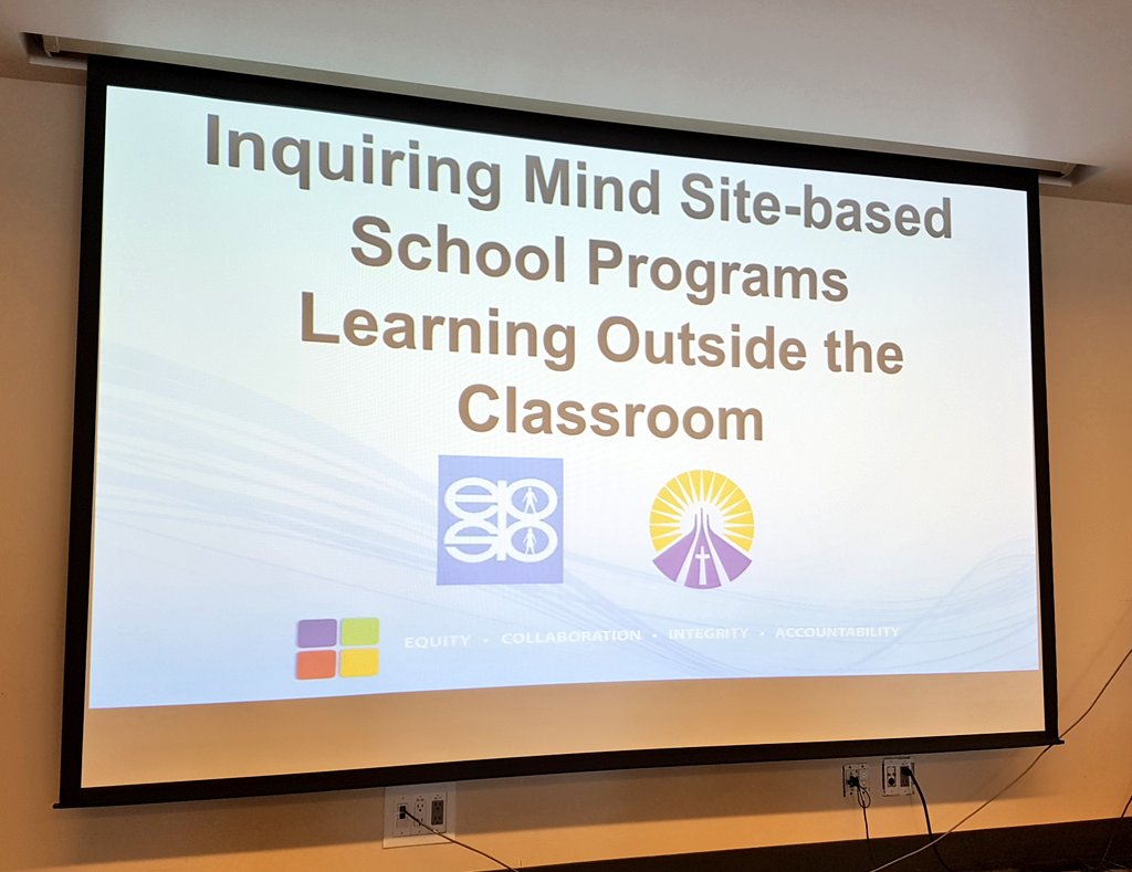 CityHallSchool's tweet photo. Great #YegInquiringMinds Application PD session by our #EPSB &amp; #ECSD liaisons- Kelly &amp; Sheila. Final inspirational words from an incredible #ExplorerOfTheWorld @sandyvanriper (sorry, no photo)who passed on her earrings to me! https://t.co/IVv44LzXm9