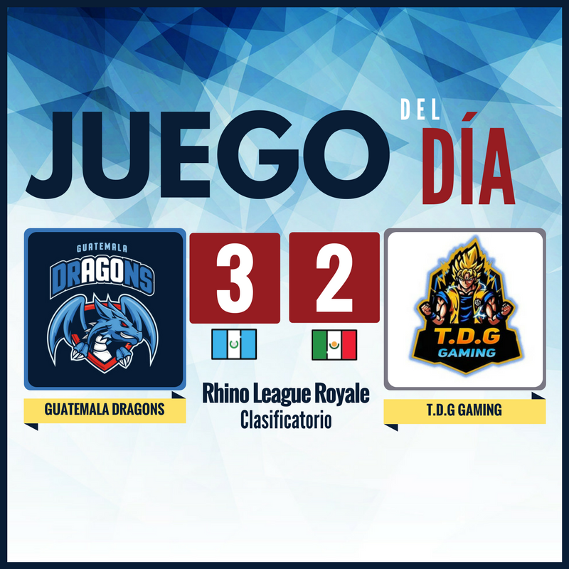Nuestro equipo @gtdragons se clasifica a la Rhino League Royale @RLR_CR derrotando a @Testigos_Goku 3-2 #GOgtdragons