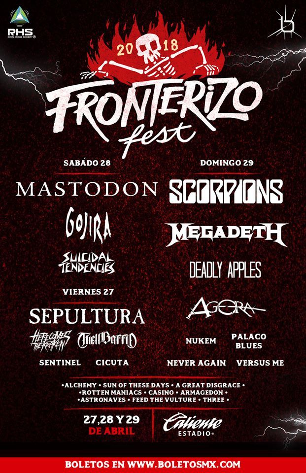 <a href="/FronterizoFest/">Fronterizo Fest</a> LINEUP! Are you ready to rock? Tickets: buff.ly/2HICRxJ  #rocknroll #heavymetal #festival #California